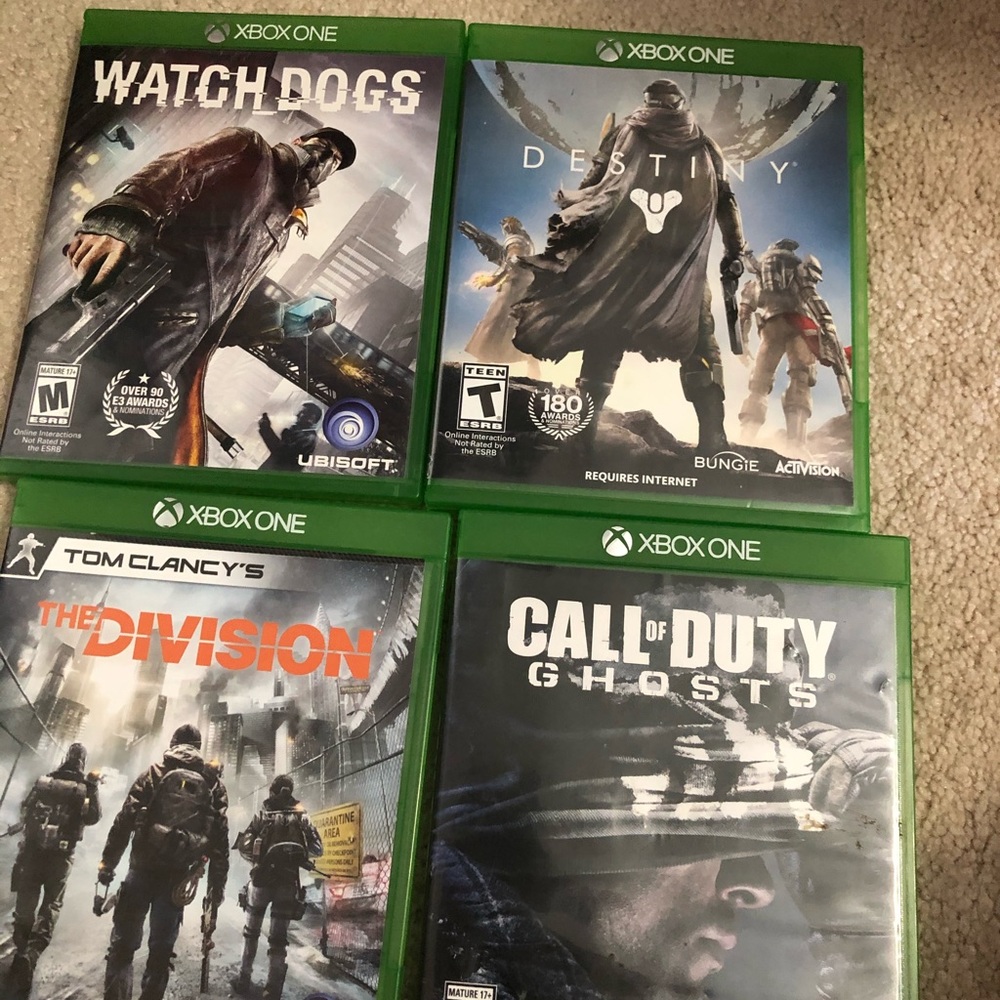 Xbox one games lot bundle